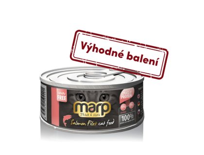 Marp Salmon Filet konzerva pro kočky s filety z lososa 12x70g