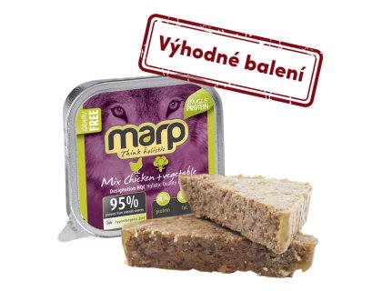 Marp Mix vanička pro psy kuře+zelenina 16x100g