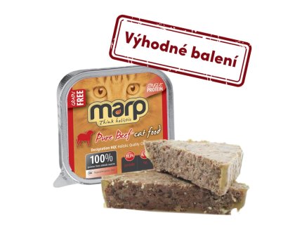 Marp Beef vanička pro kočky s hovězím 16x100g