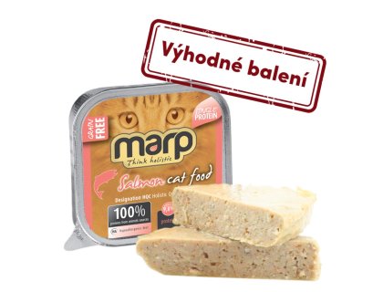 Marp Salmon vanička pro kočky s lososem 16x100g