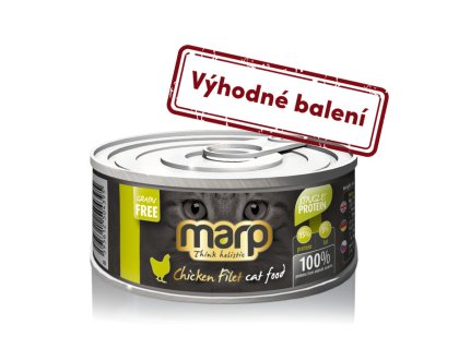 Marp Chicken Filet konzerva pro kočky s kuřecími prsy 12x70g