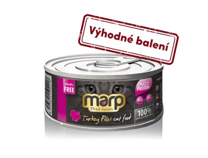 Marp Turkey Filet konzerva pro kočky s krůtími prsy 12x70g